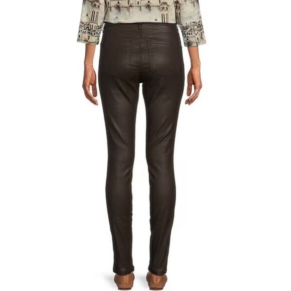 Kut From The Kloth Mia Coated Toothpick Skinny Jeans size 12 NWT - Picture 2 of 7